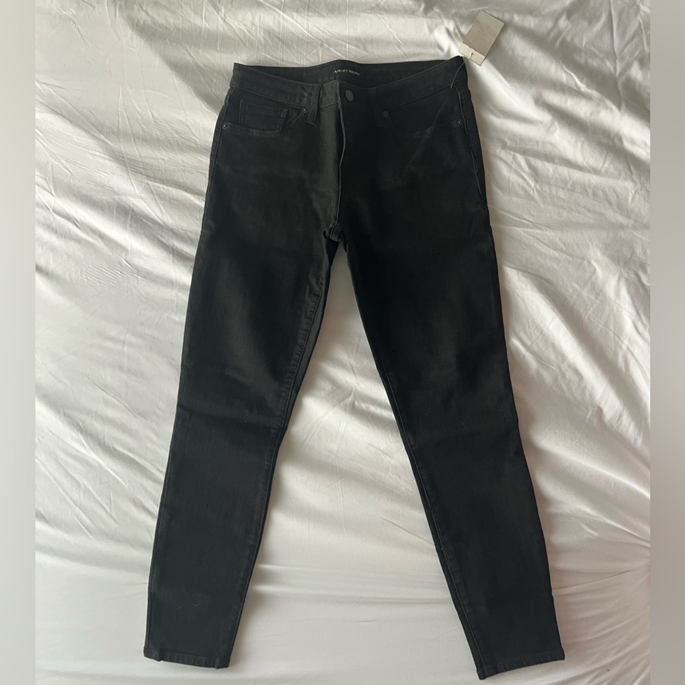Lucky jeans NWT size 28 skinny ankle cheville stretchy pure black - Picture 2 of 5